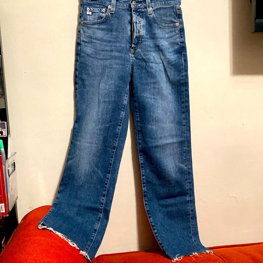 AG~ED DENIM HIGH RISE VINTAGE FIT SIZE 25R